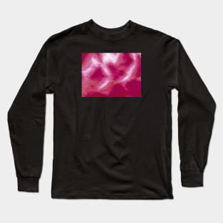 Lesbian Pride Abstract Fractal Fog Long Sleeve T-Shirt